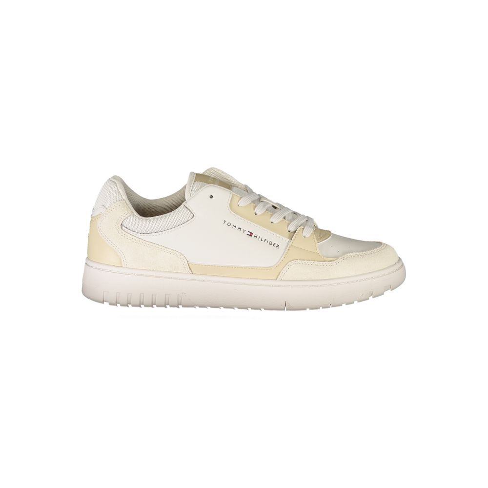Baskets Tommy Hilfiger beiges en polyuréthane pour homme