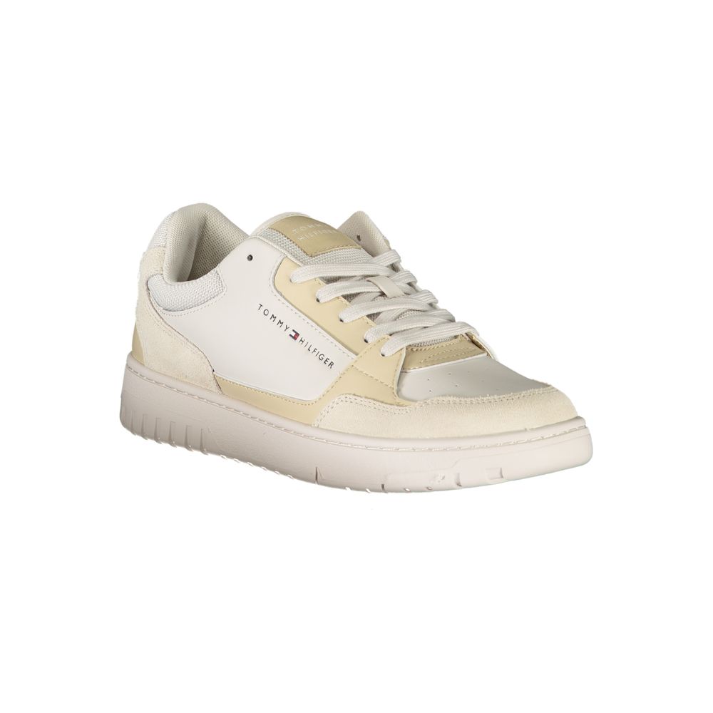 Baskets Tommy Hilfiger beiges en polyuréthane pour homme