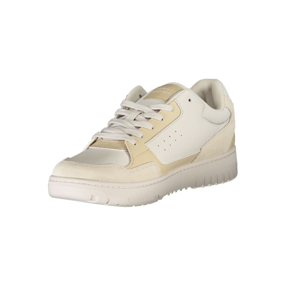 Baskets Tommy Hilfiger beiges en polyuréthane pour homme