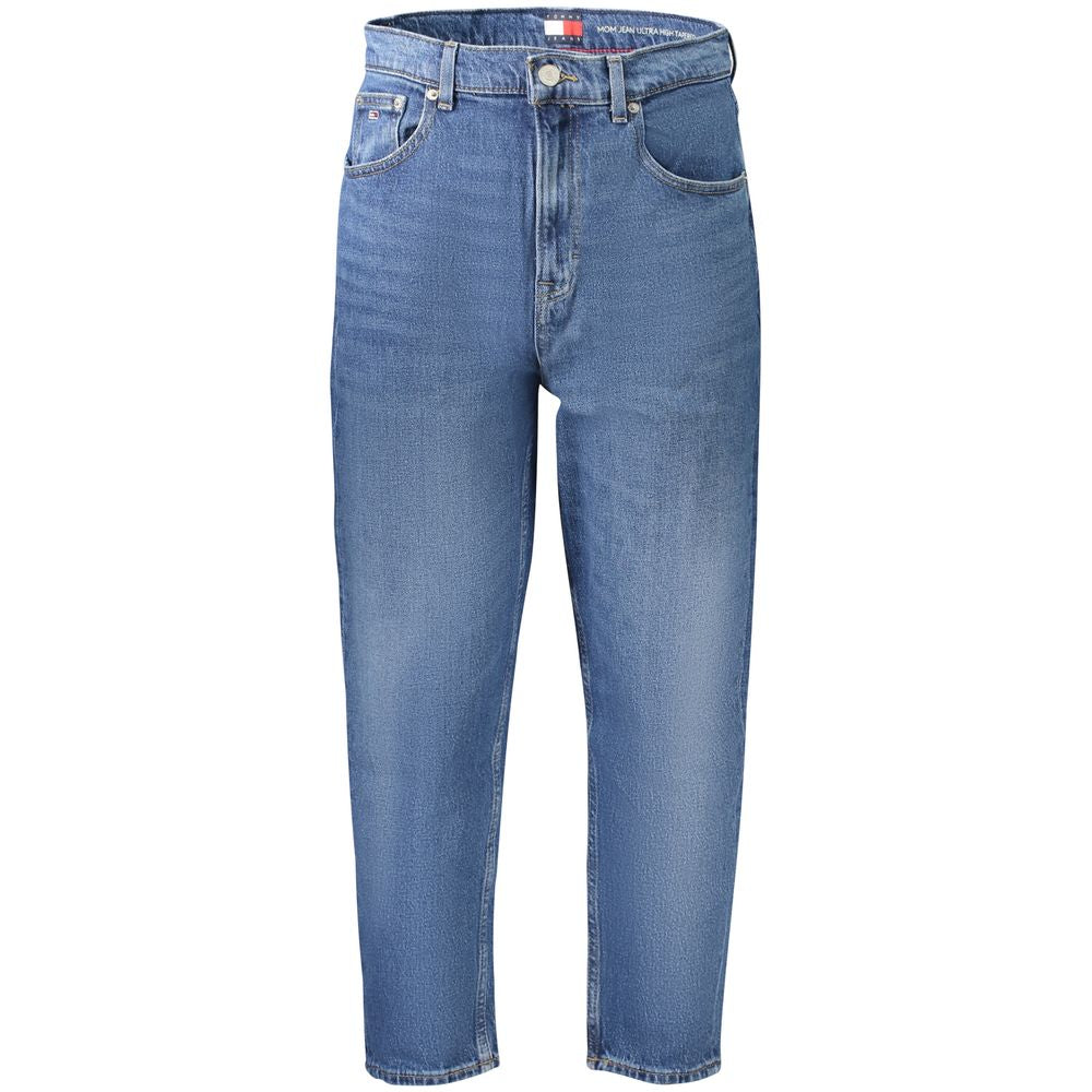 Jeans da donna in cotone blu Tommy Hilfiger