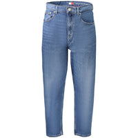 Jeans da donna in cotone blu Tommy Hilfiger