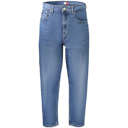 Jeans da donna in cotone blu Tommy Hilfiger