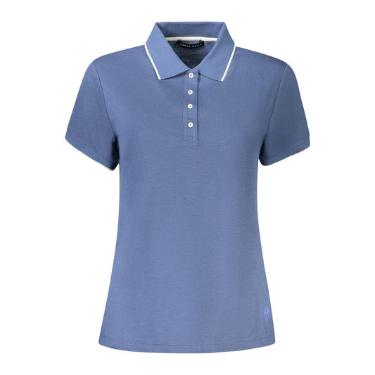 Polo da donna North Sails in modal blu