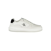 Sneaker da donna in pelle bianca Calvin Klein