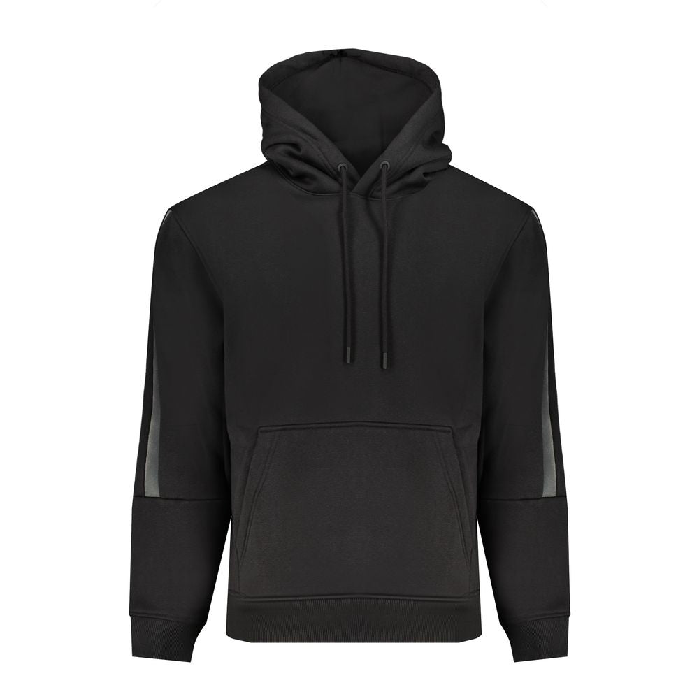 Felpa da uomo in cotone Calvin Klein Nero