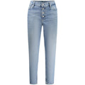 Jeans de algodón Azzurro para mujer de Calvin Klein