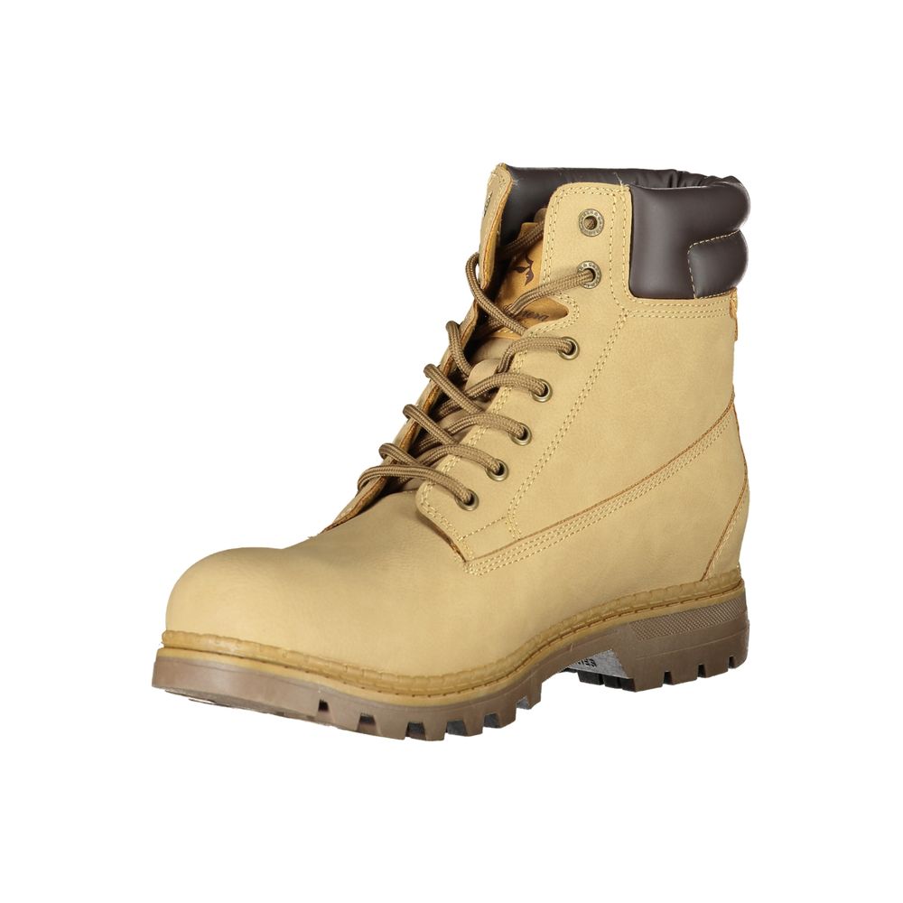 Bottines Carrera beiges en polyester pour homme