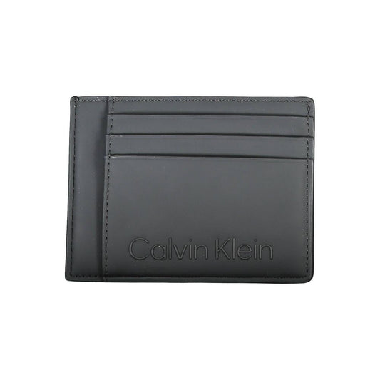 Portacarte da uomo Calvin Klein Nero in poliuretano