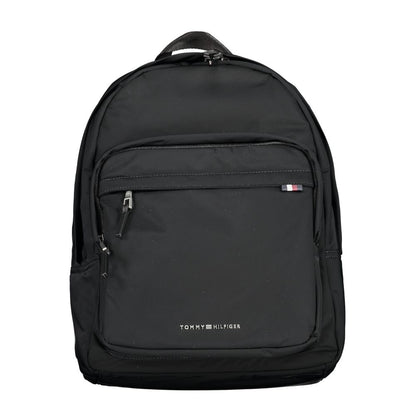 Zaino da uomo Tommy Hilfiger in poliestere nero