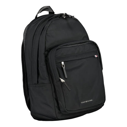 Zaino da uomo Tommy Hilfiger in poliestere nero