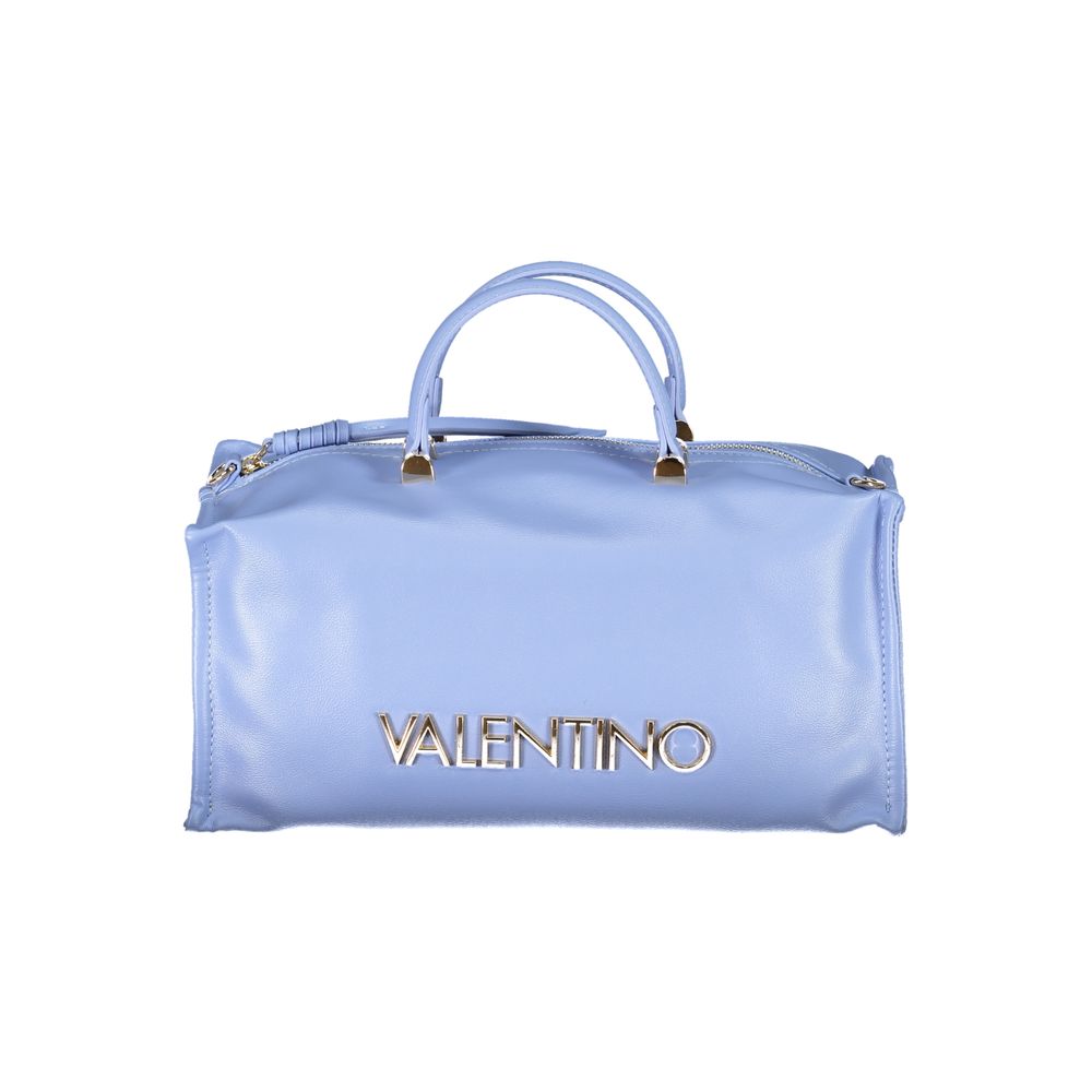 Borsa da donna Mario Valentino in poliuretano azzurro