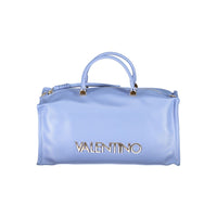 Borsa da donna Mario Valentino in poliuretano azzurro