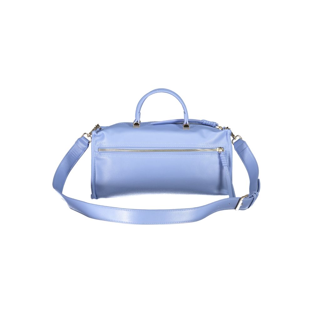 Borsa da donna Mario Valentino in poliuretano azzurro