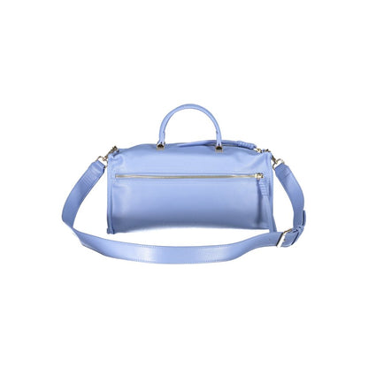 Borsa da donna Mario Valentino in poliuretano azzurro
