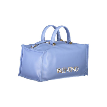 Borsa da donna Mario Valentino in poliuretano azzurro