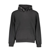 Sweat-shirt à capuche Calvin Klein noir en coton pour homme