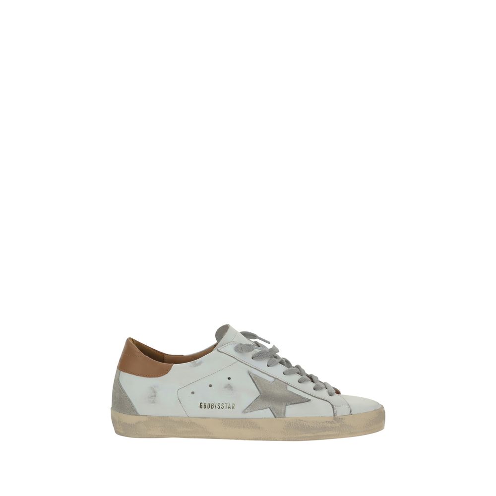 Baskets Golden Goose Superstar en cuir blanc