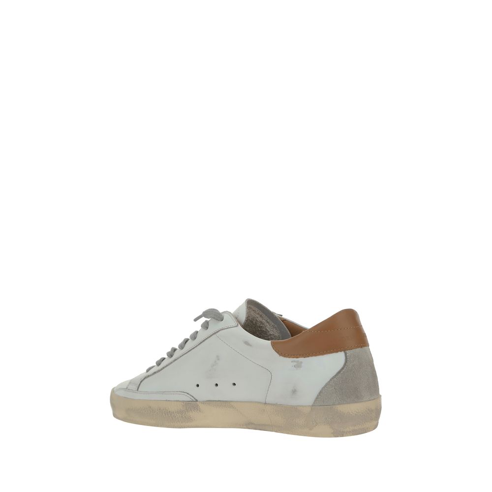 Baskets Golden Goose Superstar en cuir blanc