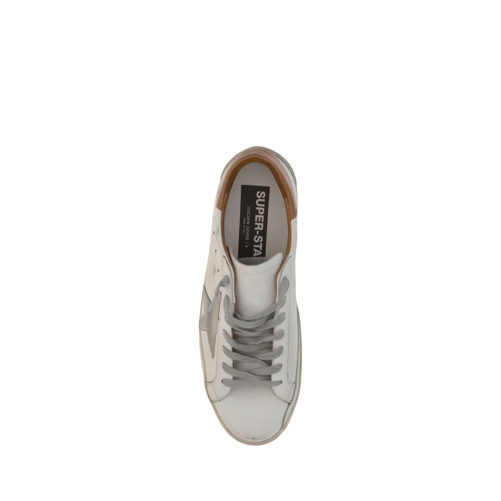 Baskets Golden Goose Superstar en cuir blanc