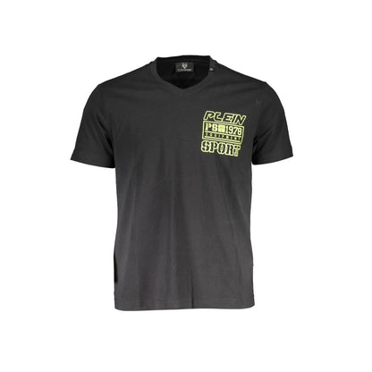 T-shirt homme Plein Sport en coton noir