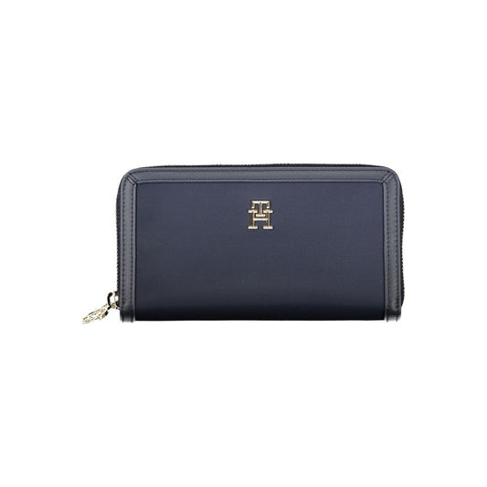 Tommy Hilfiger Portafoglio da donna in poliestere blu