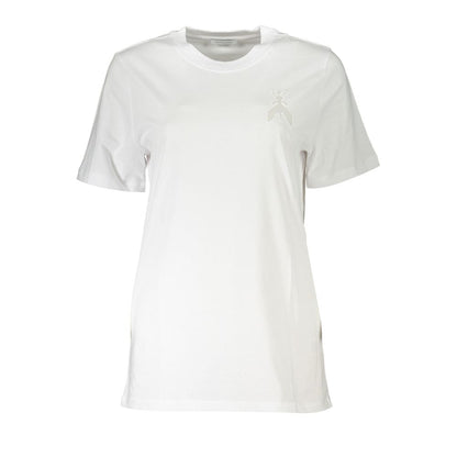 T-shirt da donna in cotone biologico bianco Patrizia Pepe