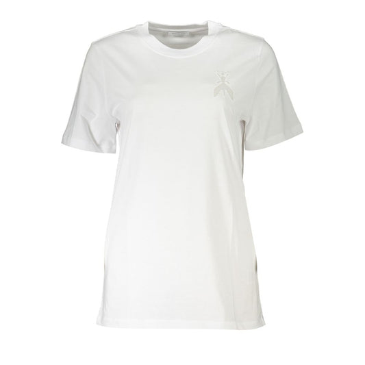 T-shirt da donna in cotone biologico bianco Patrizia Pepe