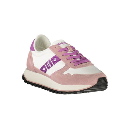 Sneaker da donna Blauer Bianco in poliuretano