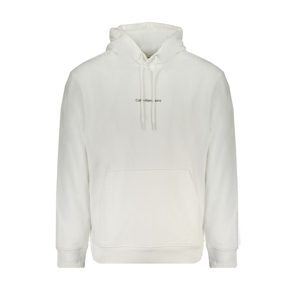 Sweat-shirt Calvin Klein blanc en coton pour homme