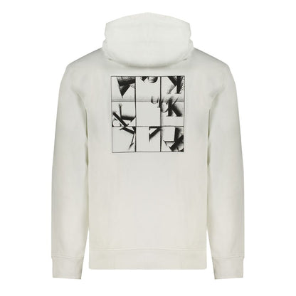 Sweat-shirt Calvin Klein blanc en coton pour homme
