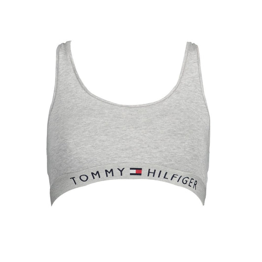 Reggiseno sportivo da donna Tommy Hilfiger Grigio Cotton
