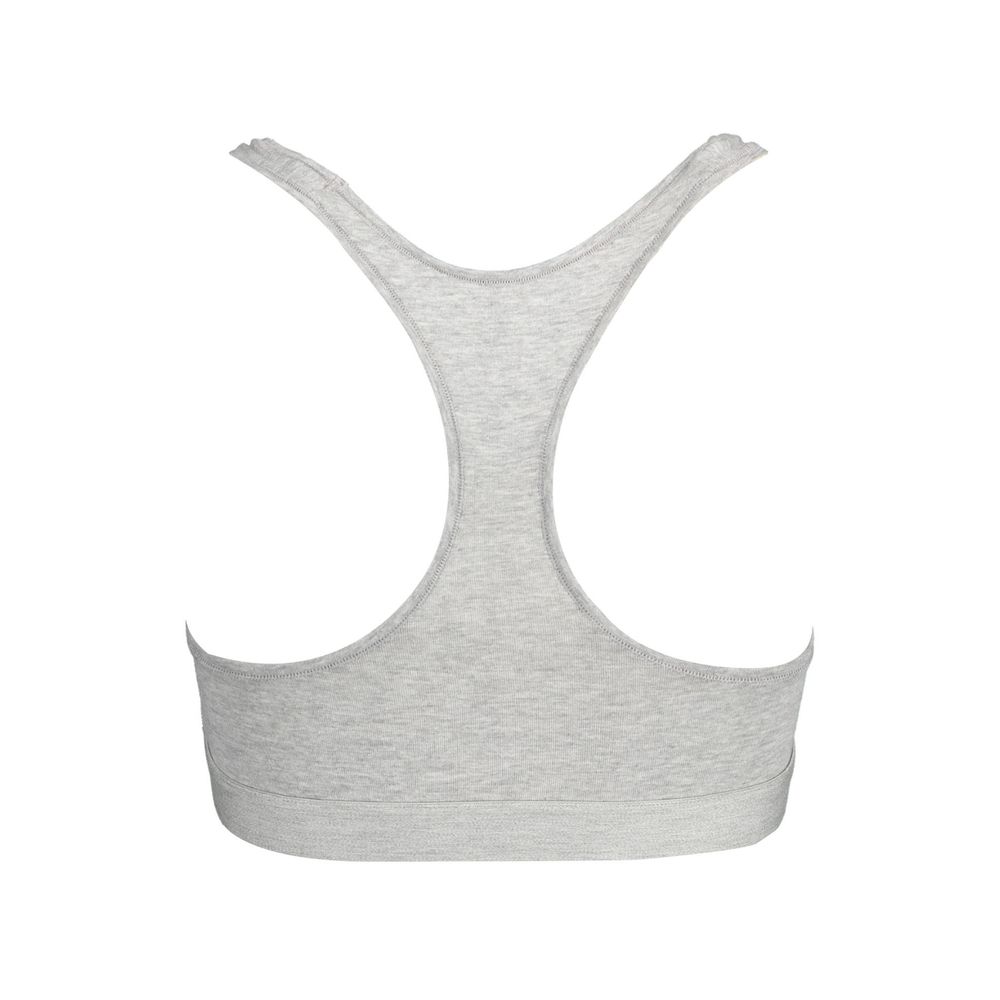 Soutien-gorge de sport Tommy Hilfiger Grigio en coton pour femme
