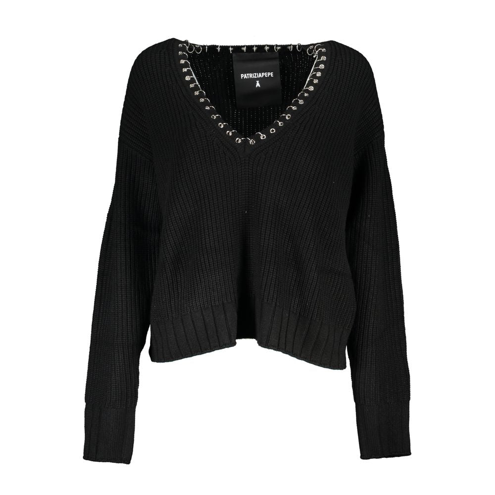 Patrizia Pepe Pull Femme Tessuto Noir