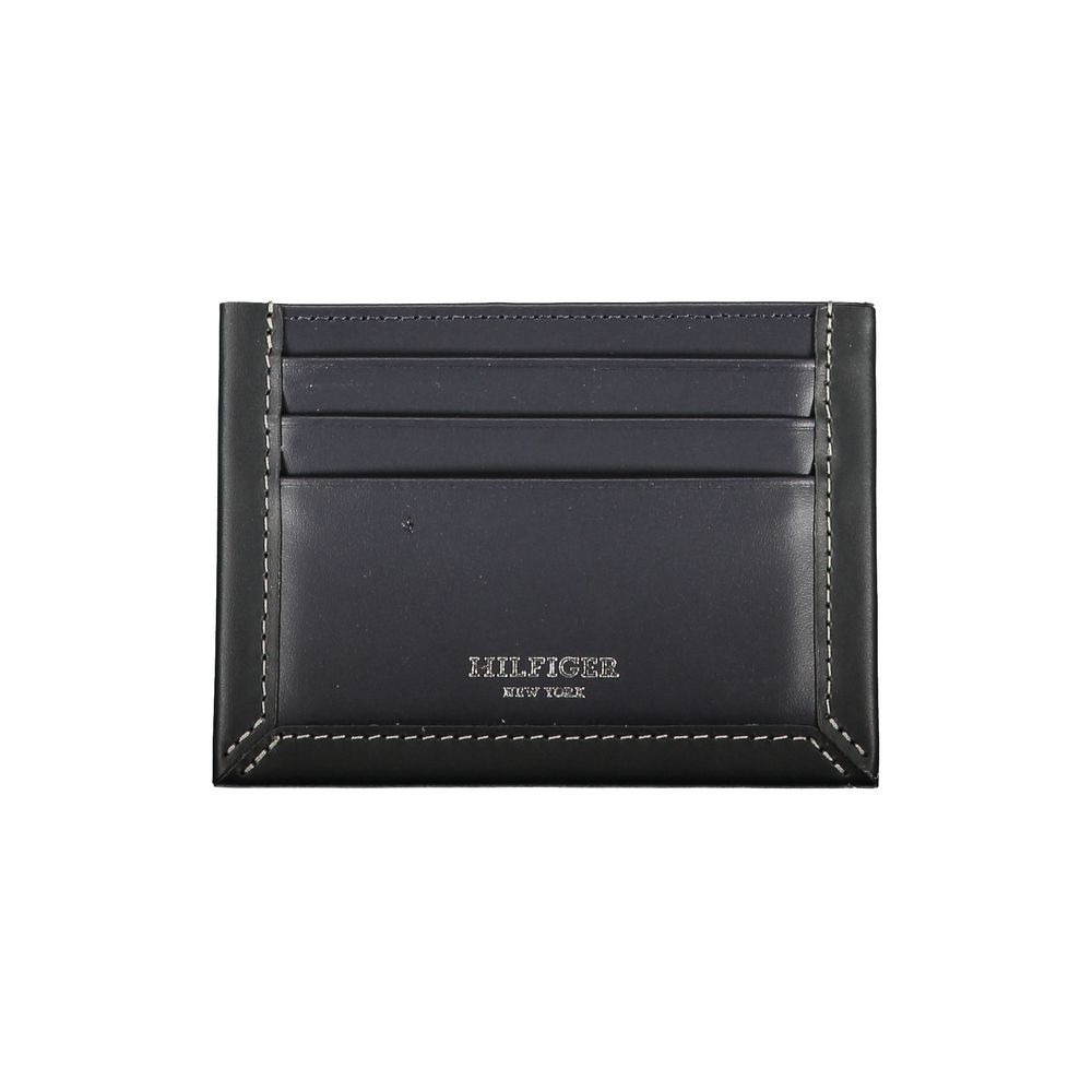 Portefeuille homme Tommy Hilfiger en cuir bleu