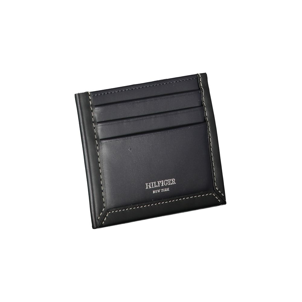 Portefeuille homme Tommy Hilfiger en cuir bleu