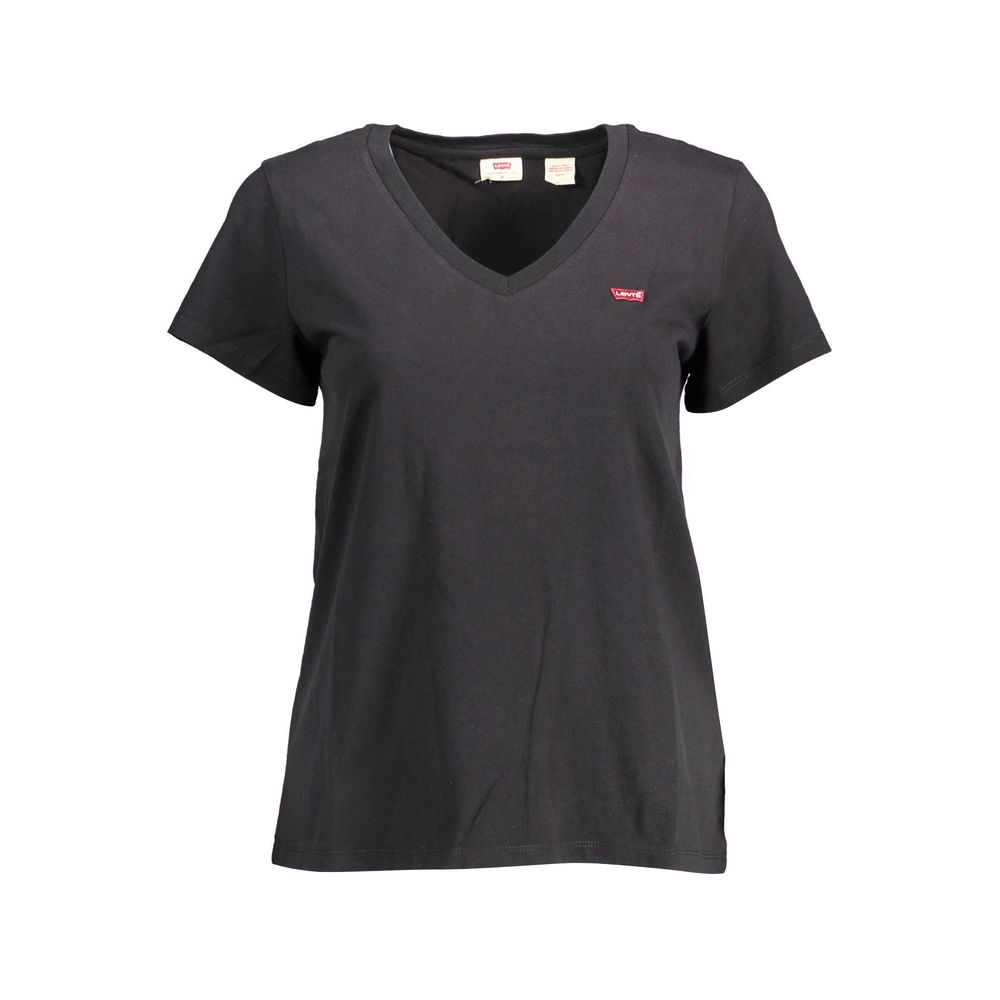 T-shirt Levi's da donna in cotone biologico nero
