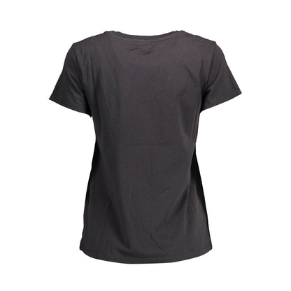 T-shirt Levi's noir en coton biologique pour femme