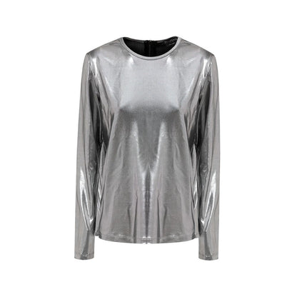 Tom Ford Maglia a maniche lunghe in viscosa grigia