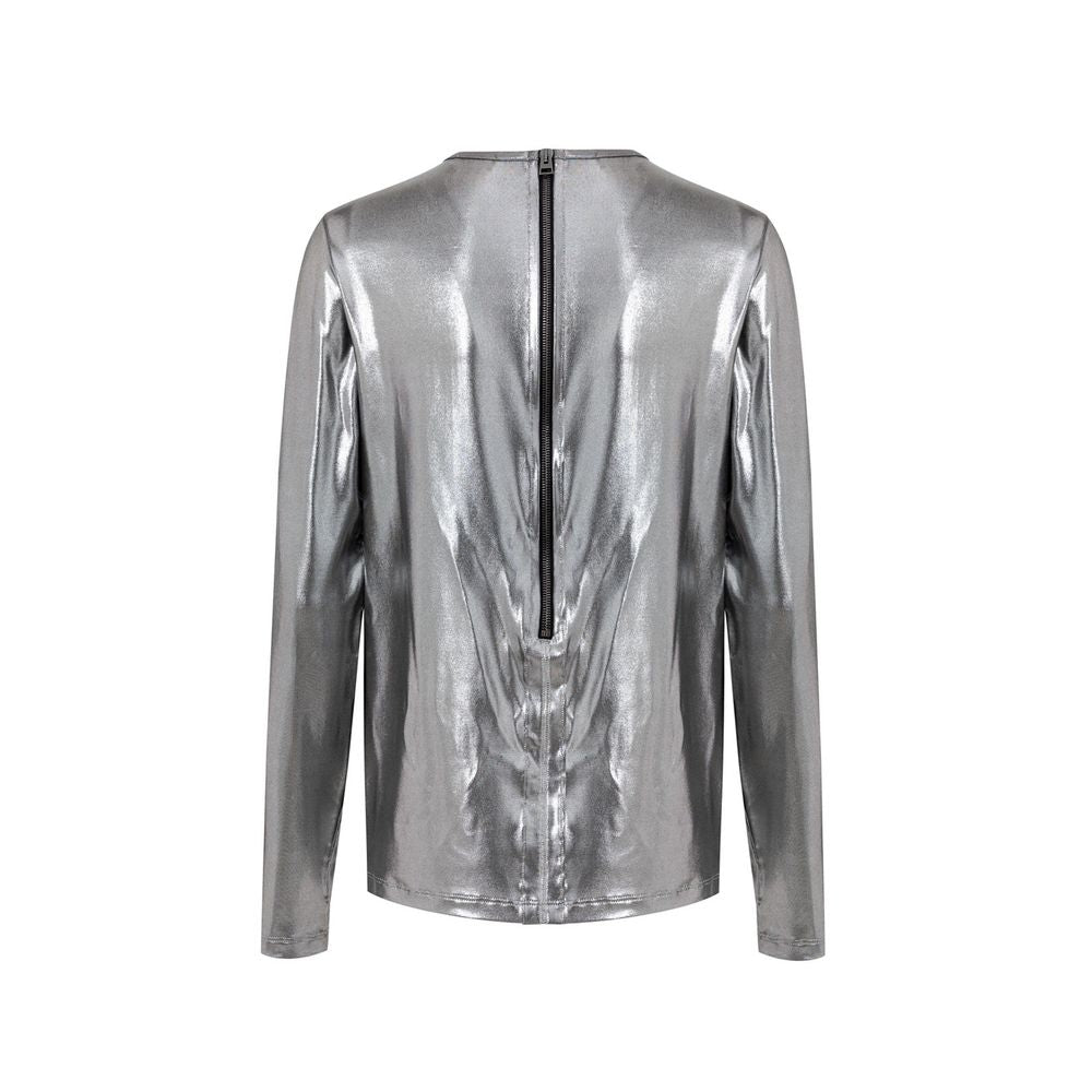 Tom Ford Maglia a maniche lunghe in viscosa grigia