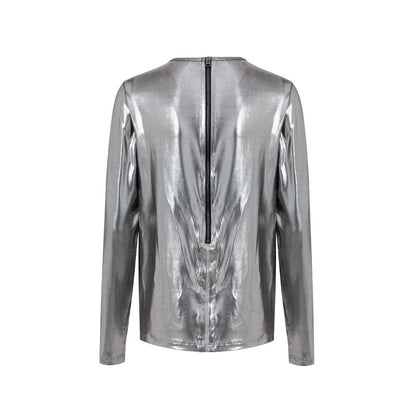 Tom Ford Maglia a maniche lunghe in viscosa grigia