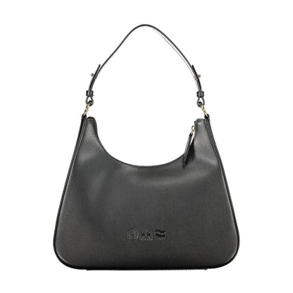 Sac à bandoulière La Martina en cuir noir pour femme
