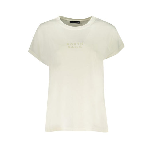 Maglietta da donna in cotone biologico North Sails Bianco