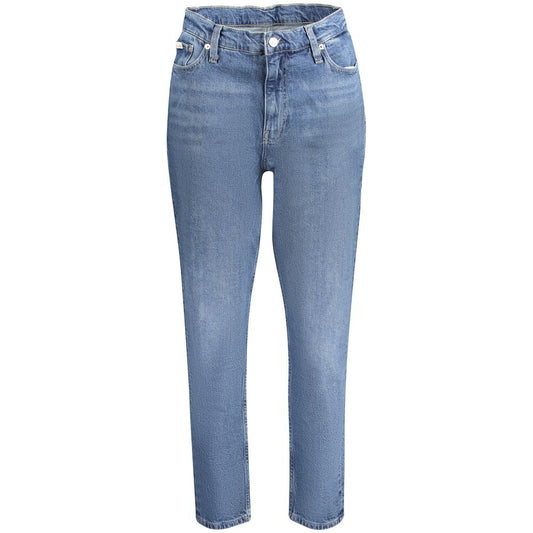 Jeans da donna Calvin Klein Blu Cotton