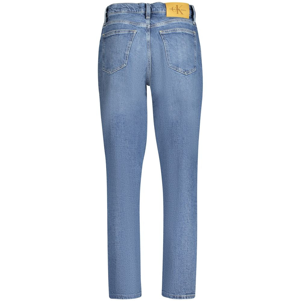Jean Calvin Klein Blu en coton pour femme
