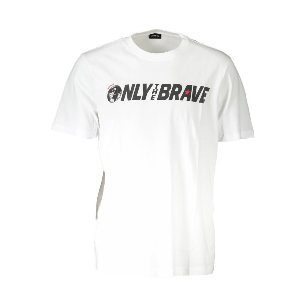 T-shirt homme Diesel en coton blanc
