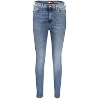 Jeans da donna in cotone blu Tommy Hilfiger