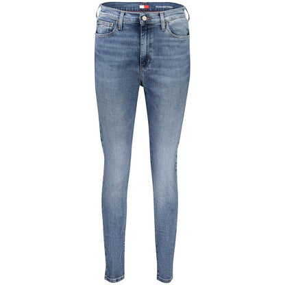 Jeans da donna in cotone blu Tommy Hilfiger