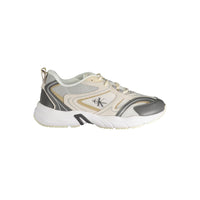 Sneaker da uomo Calvin Klein in poliuretano beige