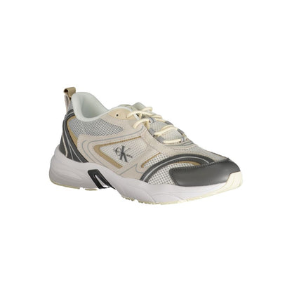 Sneaker da uomo Calvin Klein in poliuretano beige