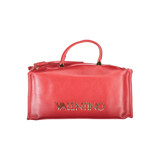 Borsa a mano da donna in poliuretano rosso Mario Valentino